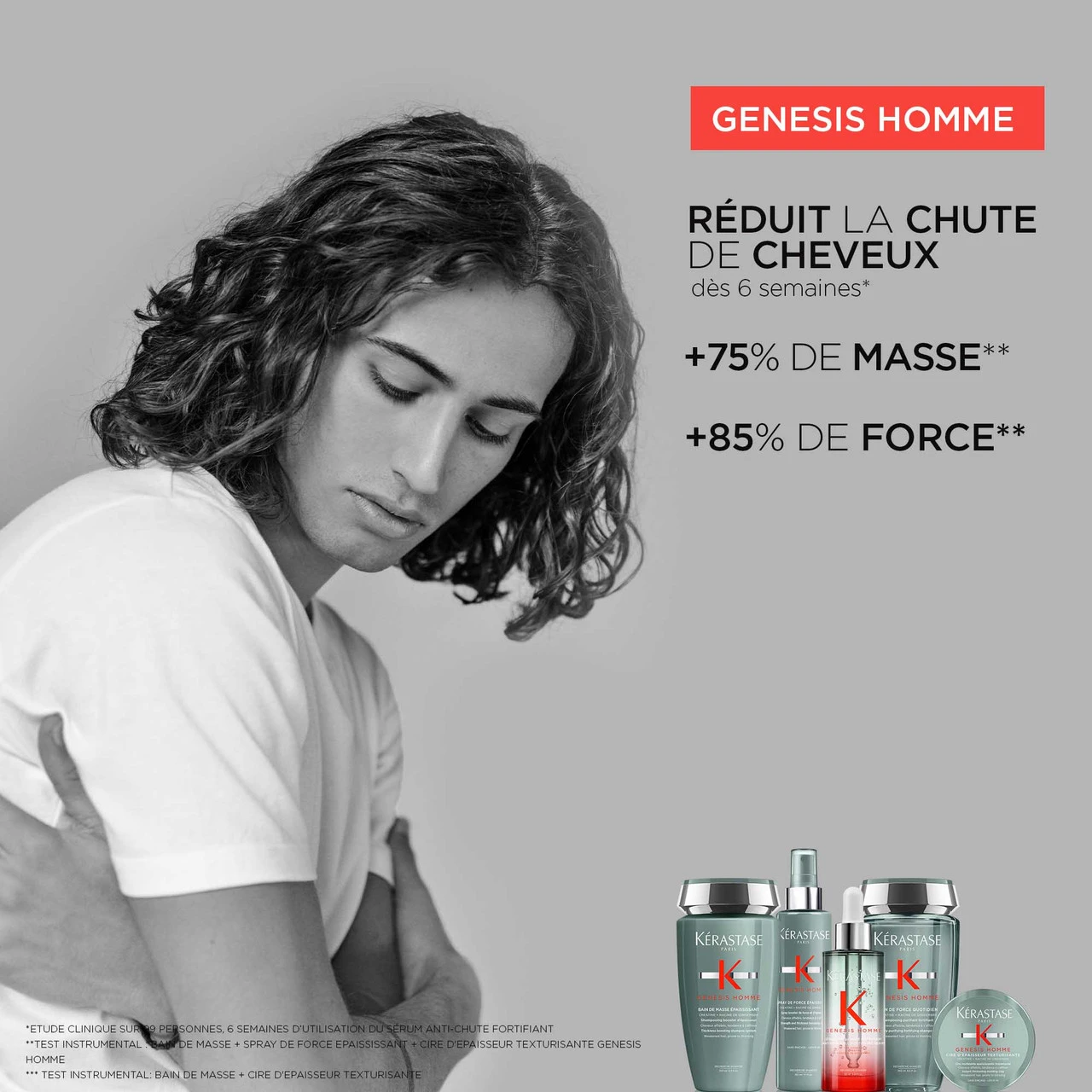 Bain De Masse Épaississant Genesis Homme Kérastase 250ml – Image 3