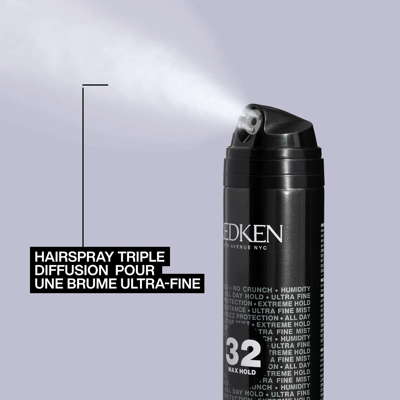 Max Hold Hairspray 32 Redken 300ml – Image 5