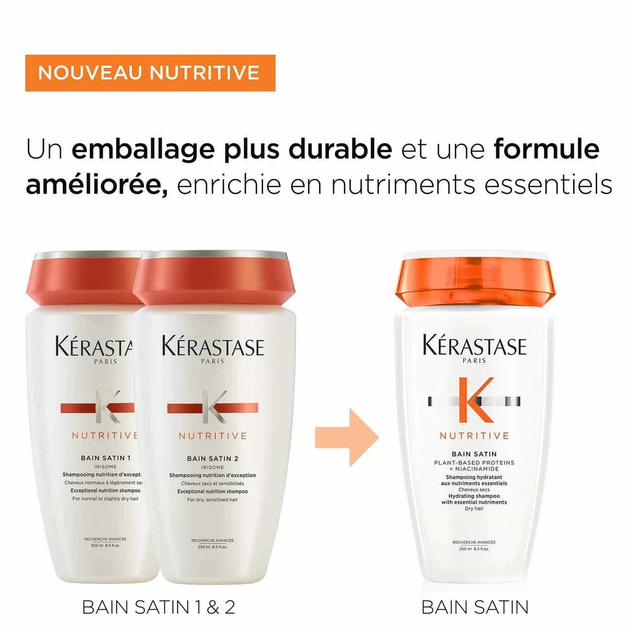 Bain Satin Nutritive Kérastase 250ml – Image 4