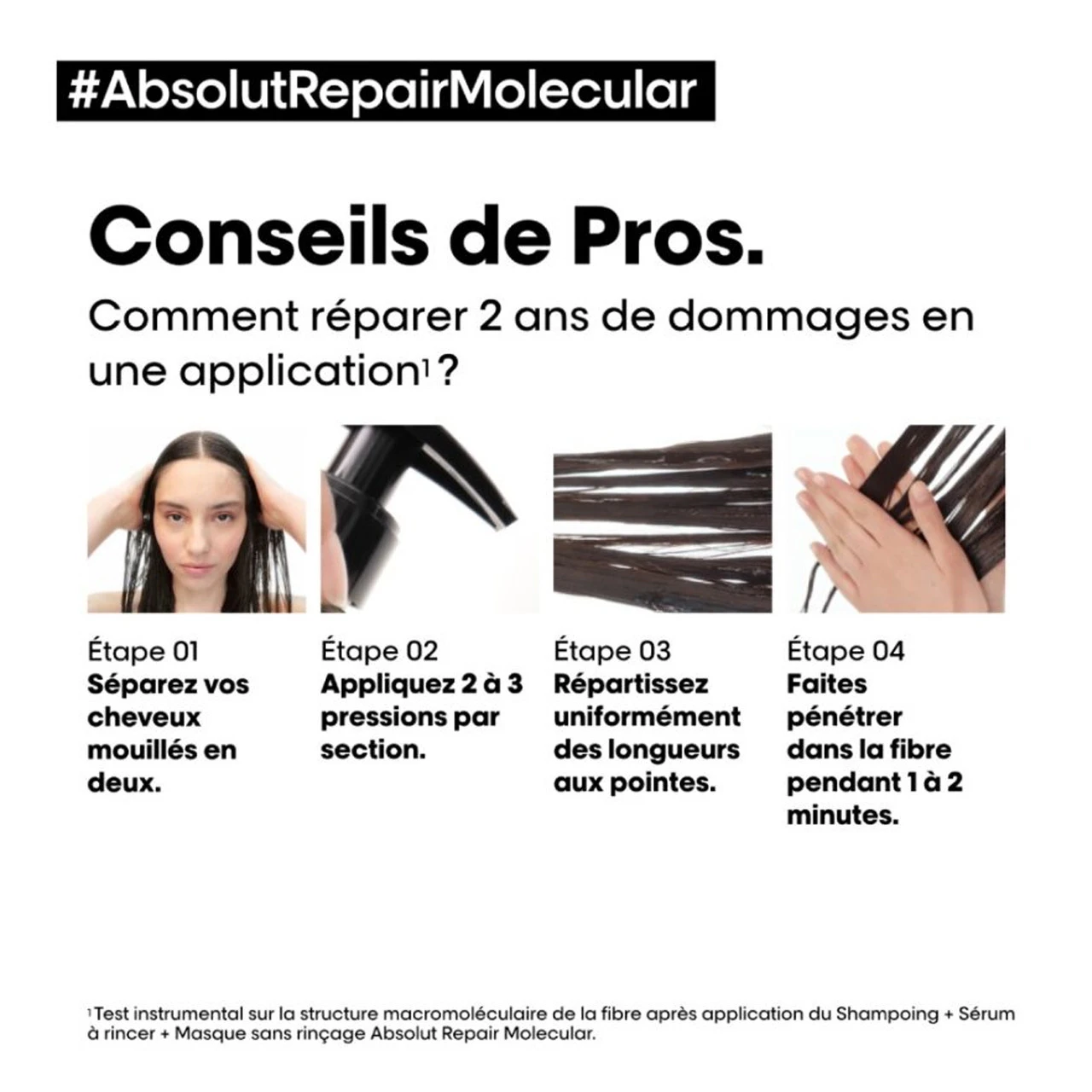 Sérum à Rincer Absolut Repair Molecular L'Oréal Professionnel 250 Ml – Image 4