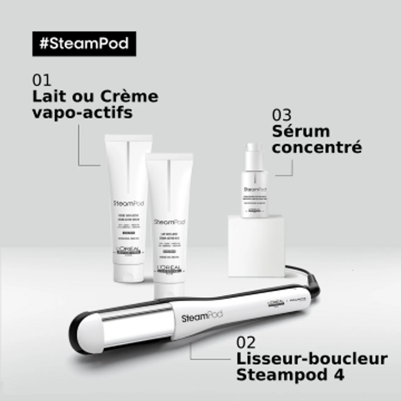 Pack Steampod 4 Cheveux Épais L'Oréal Professionnel – Image 6