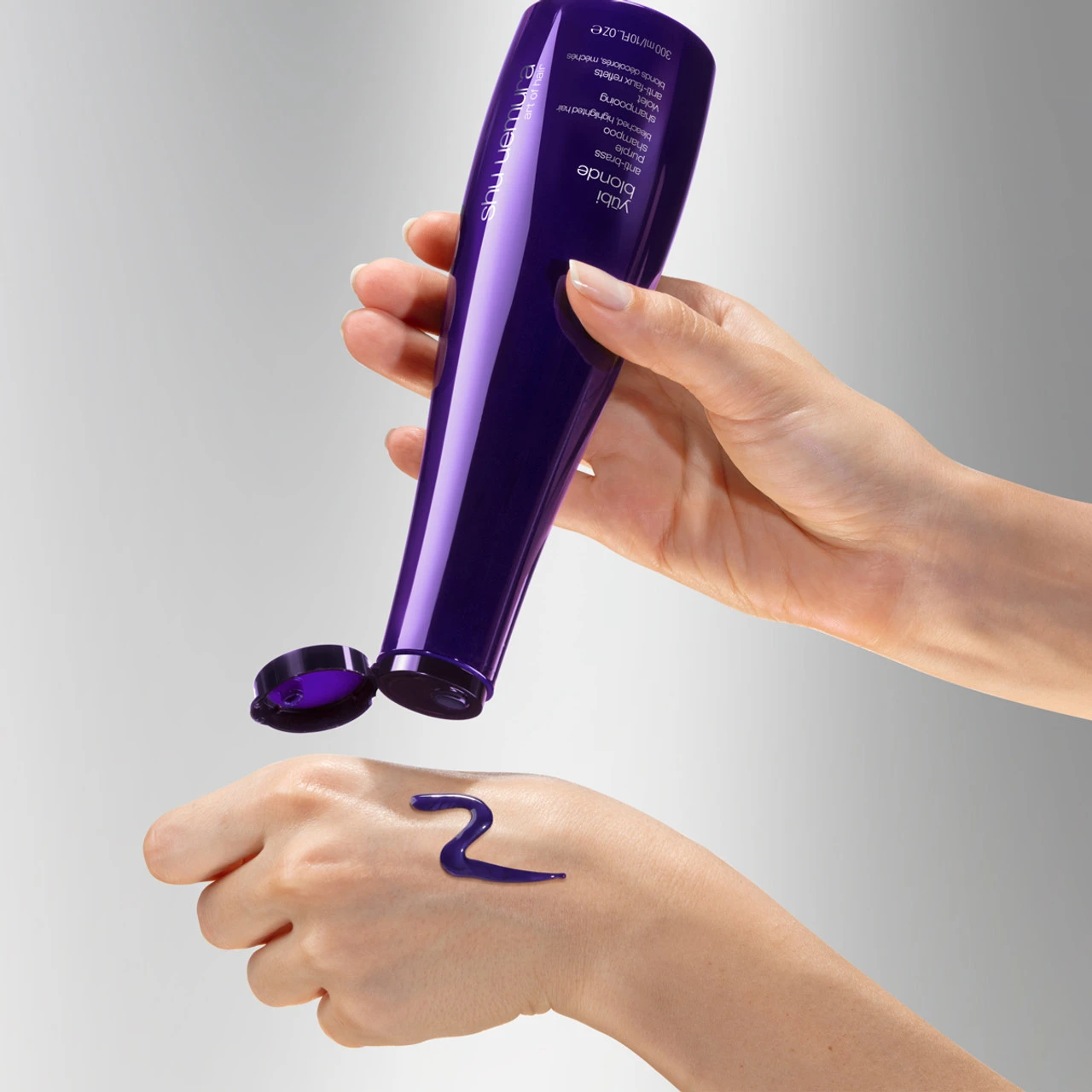 Shampooing Violet Anti-Faux Reflets Shu Uemura Yubi Blonde 300ml – Image 2