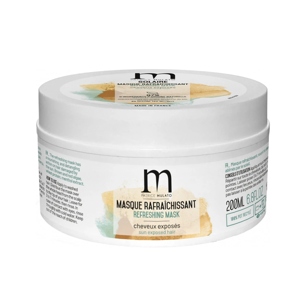 Masque Rafraichissant Solaire 200ml - Mulato