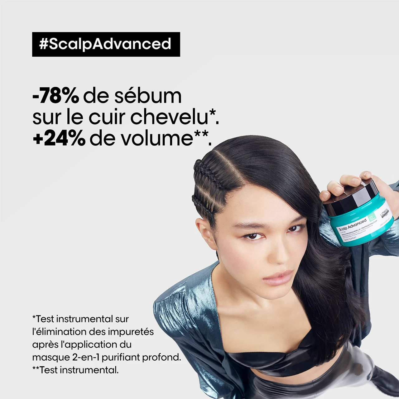 Argile 2-en-1 Purifiante Anti Gras Scalp Advanced L'Oréal 500ml – Image 4